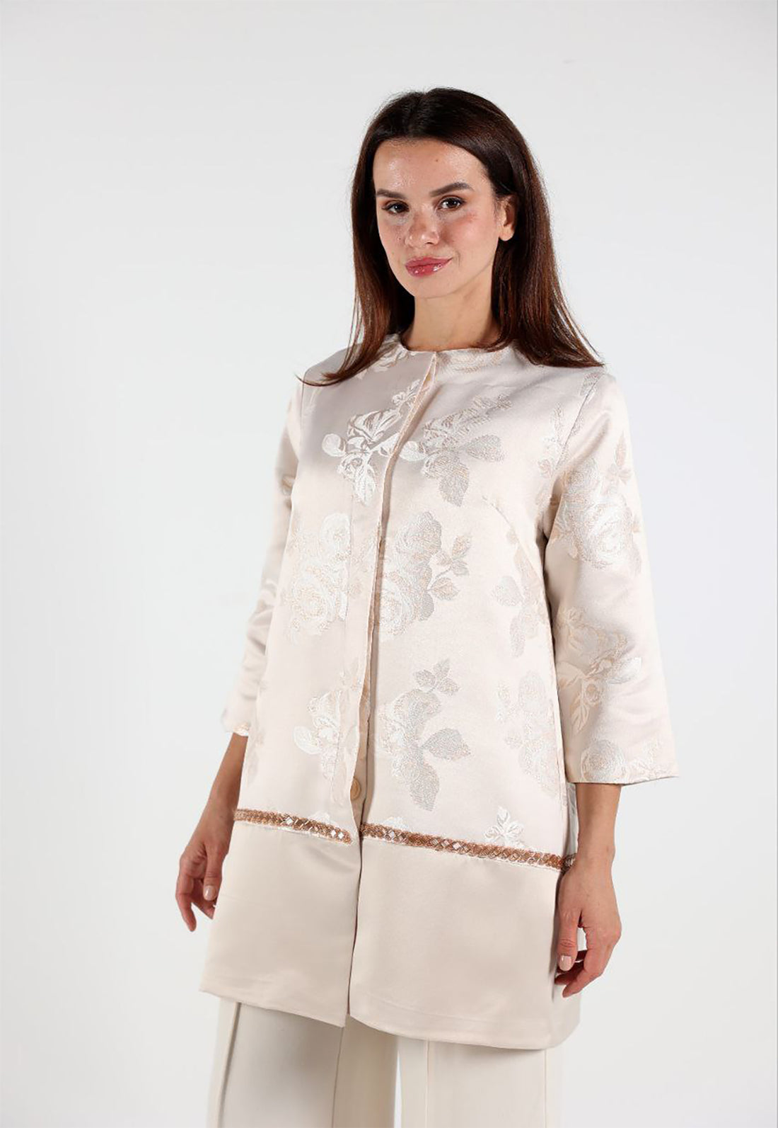 Formal Evening Jacquard Jacket