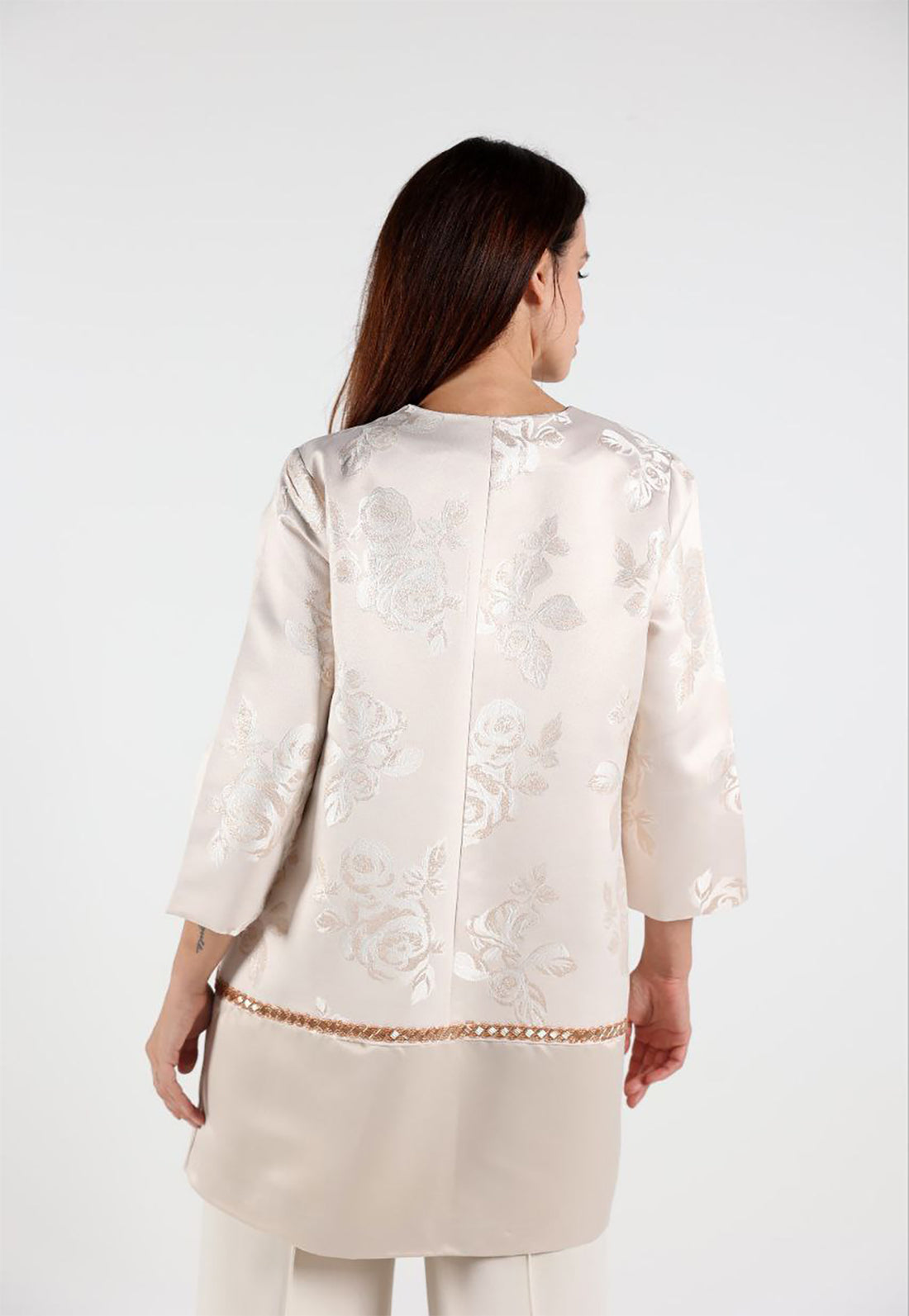 Formal Evening Jacquard Jacket